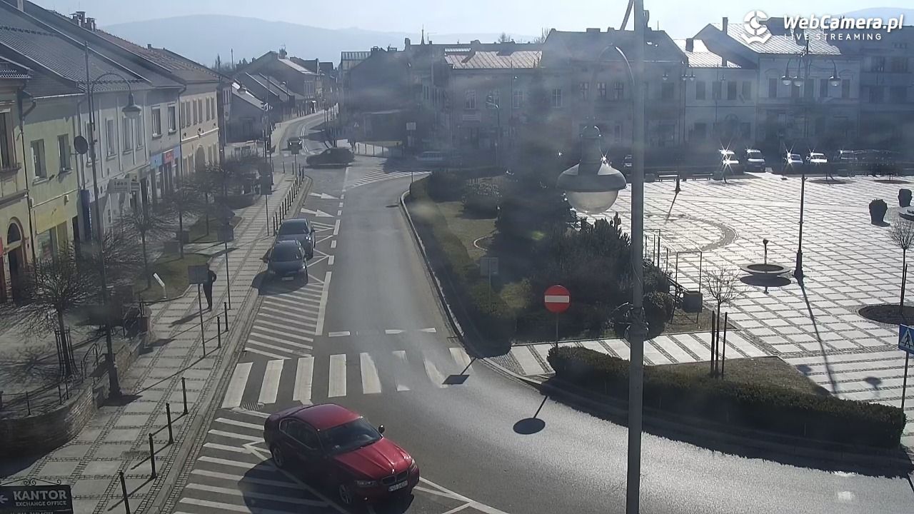 Kęty - widok na rynek - 28 luty 2026, 12:35