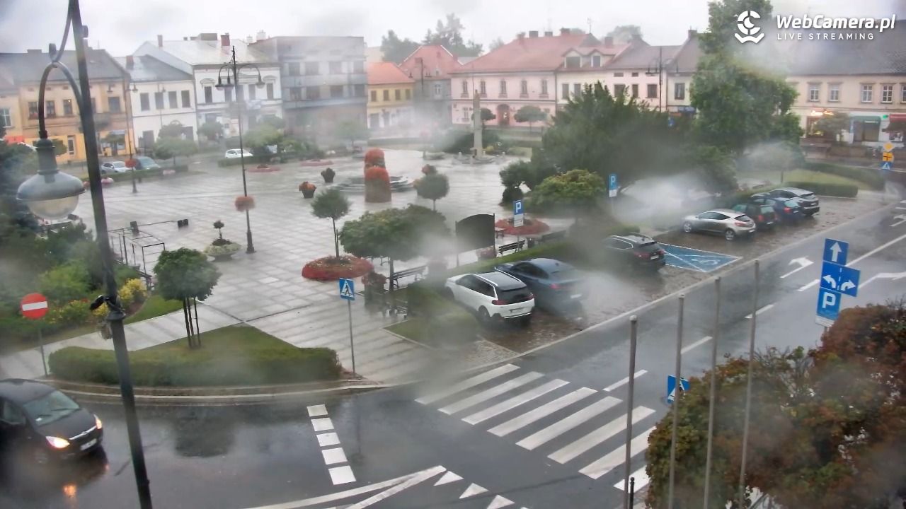Kęty - widok na rynek - 19 lipiec 2026, 16:24