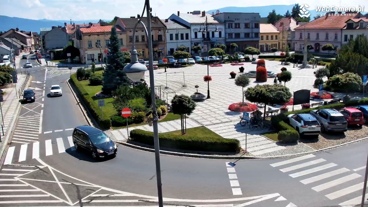Kęty - widok na rynek - 16 lipiec 2026, 14:43