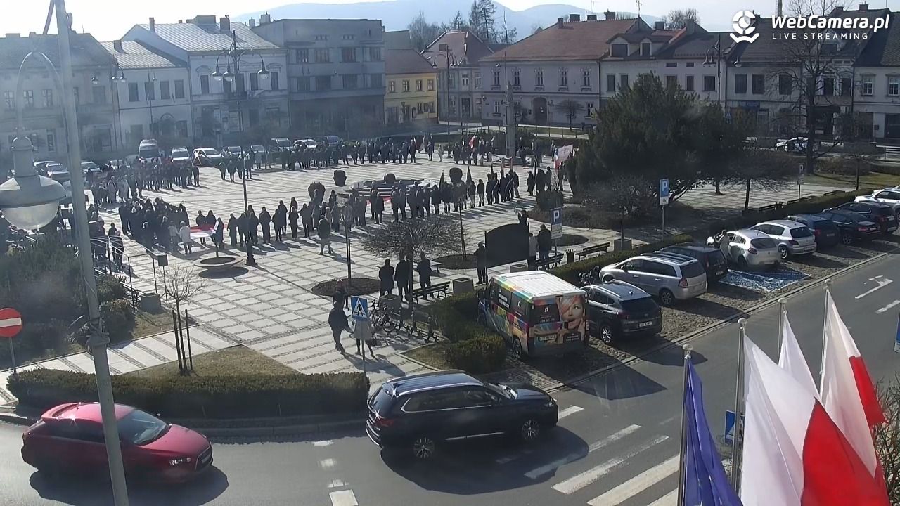 Kęty - widok na rynek - 01 marzec 2026, 11:40