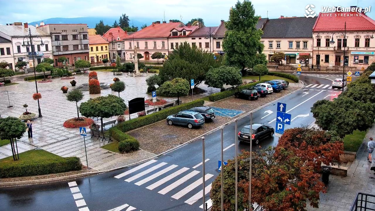 Kęty - widok na rynek - 19 lipiec 2026, 20:30