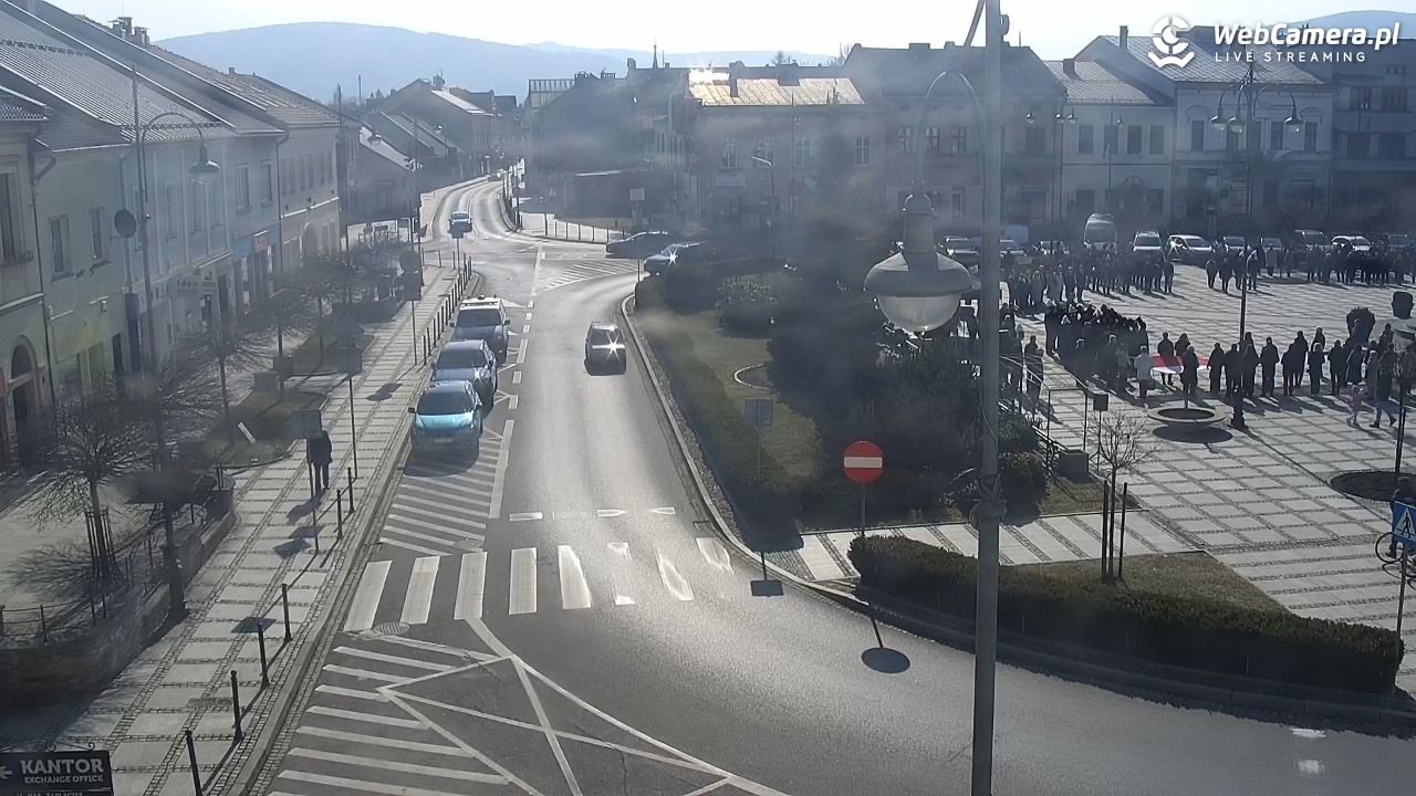 Kęty - widok na rynek - 01 marzec 2026, 11:40