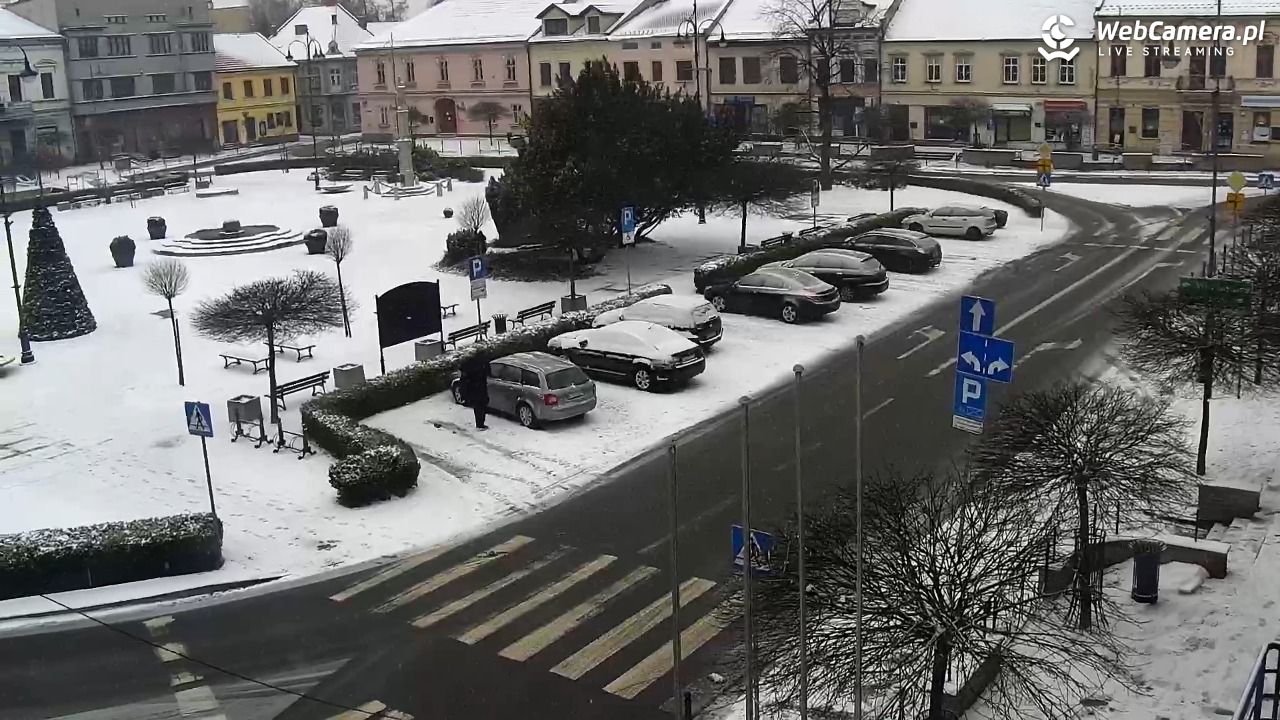 Kęty - widok na rynek - 11 styczeń 2026, 13:16