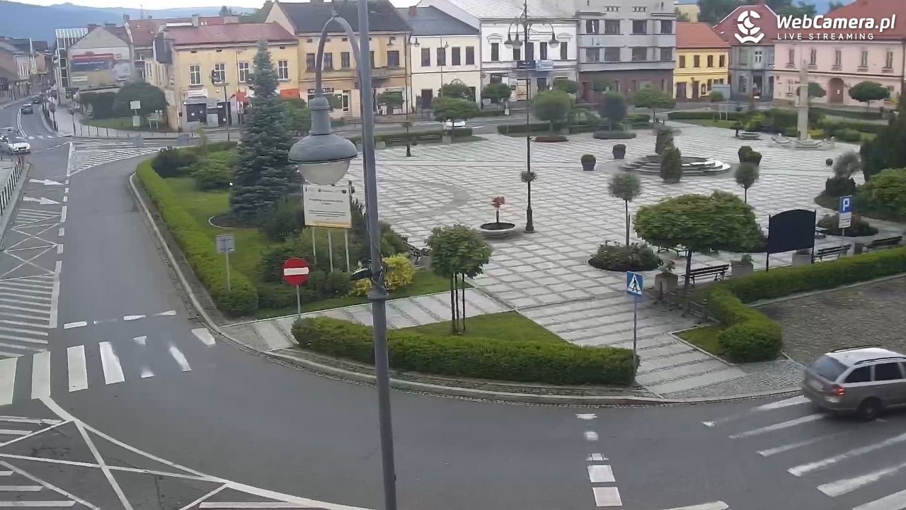 Kęty widok na rynek - 09 czerwiec 2025, 05:40
