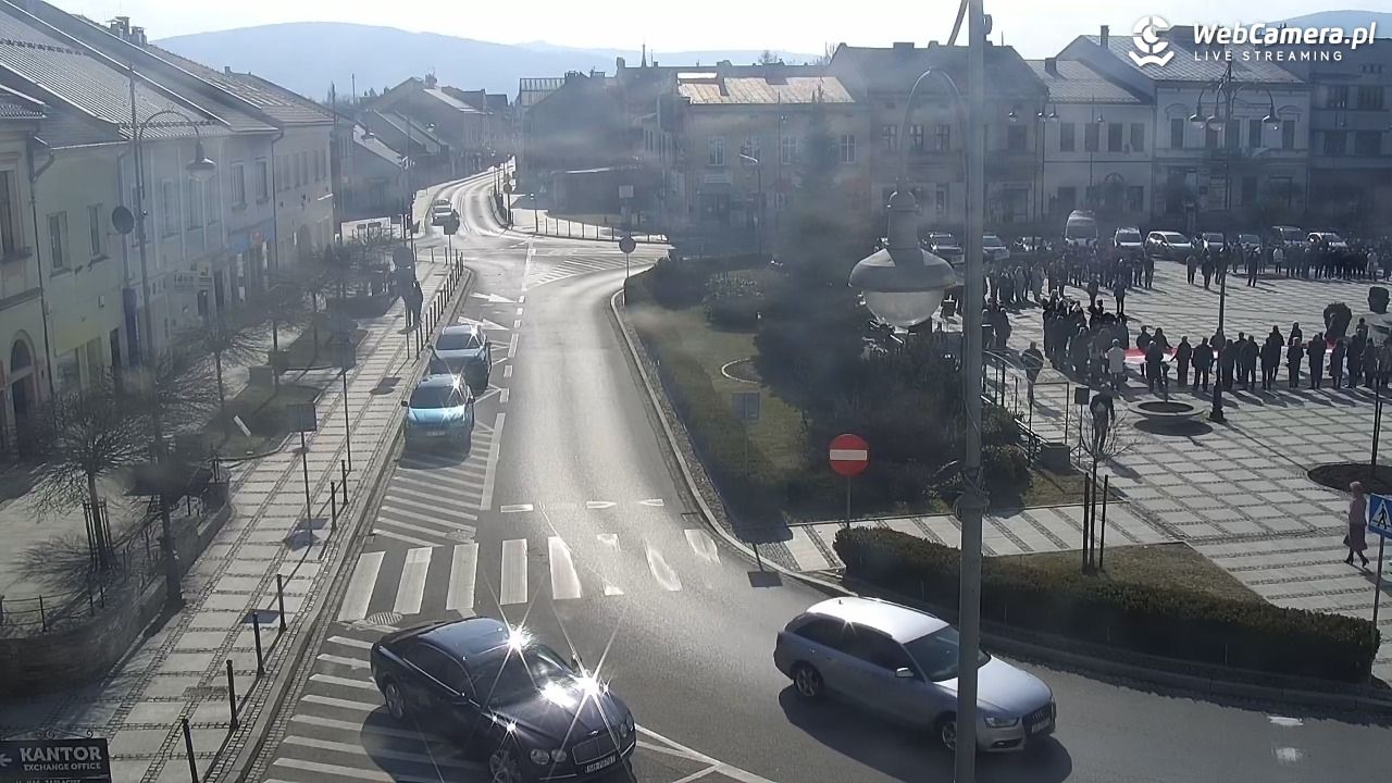 Kęty - widok na rynek - 01 marzec 2026, 11:30