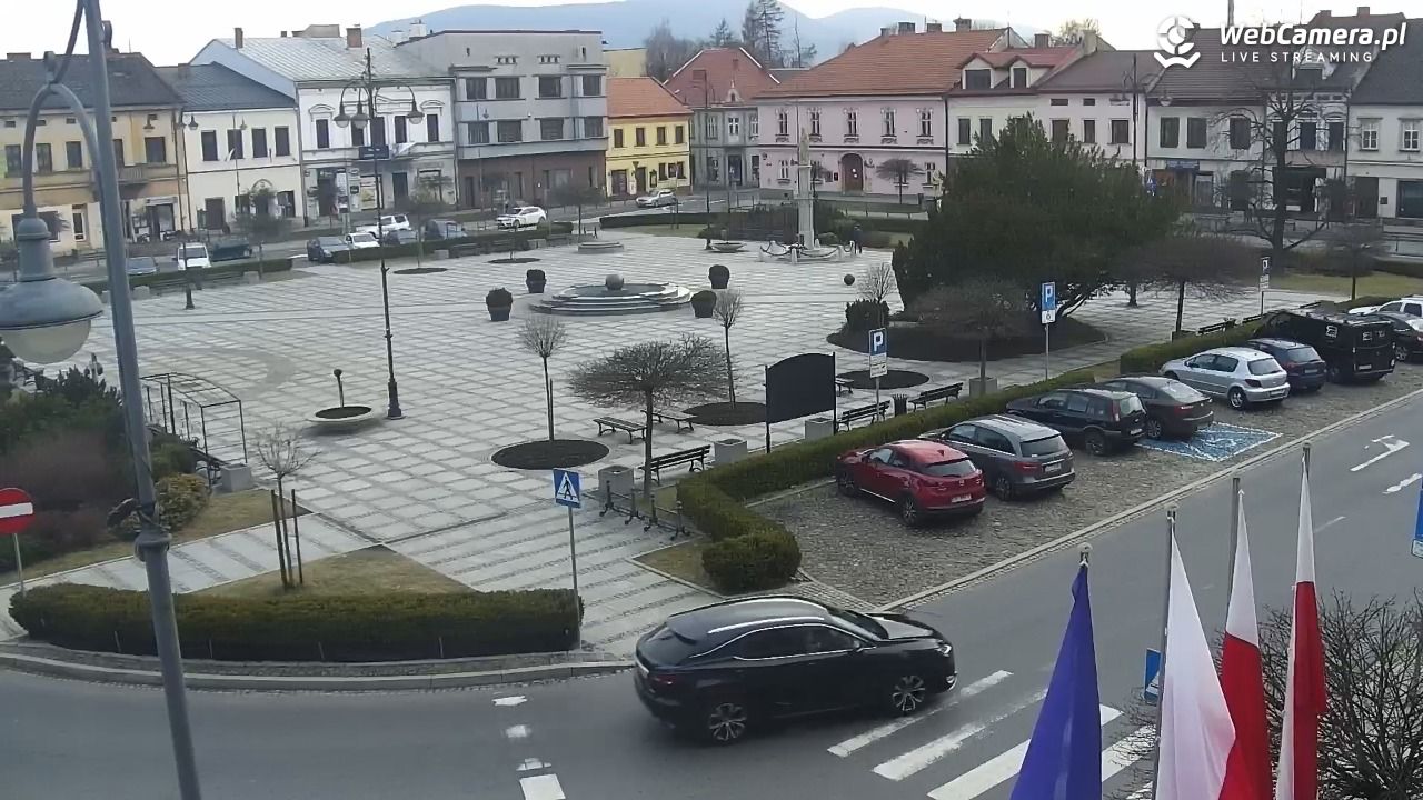 Kęty - widok na rynek - 01 marzec 2026, 16:22