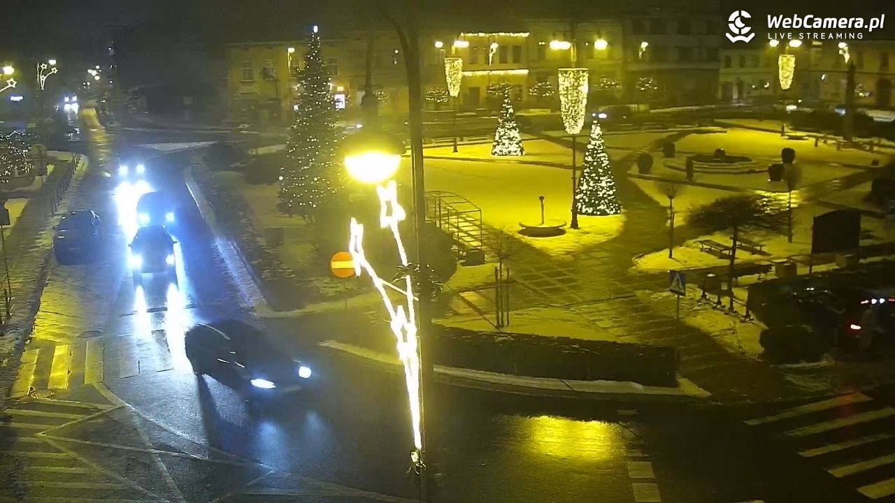 Kęty - widok na rynek - 14 styczeń 2026, 17:25