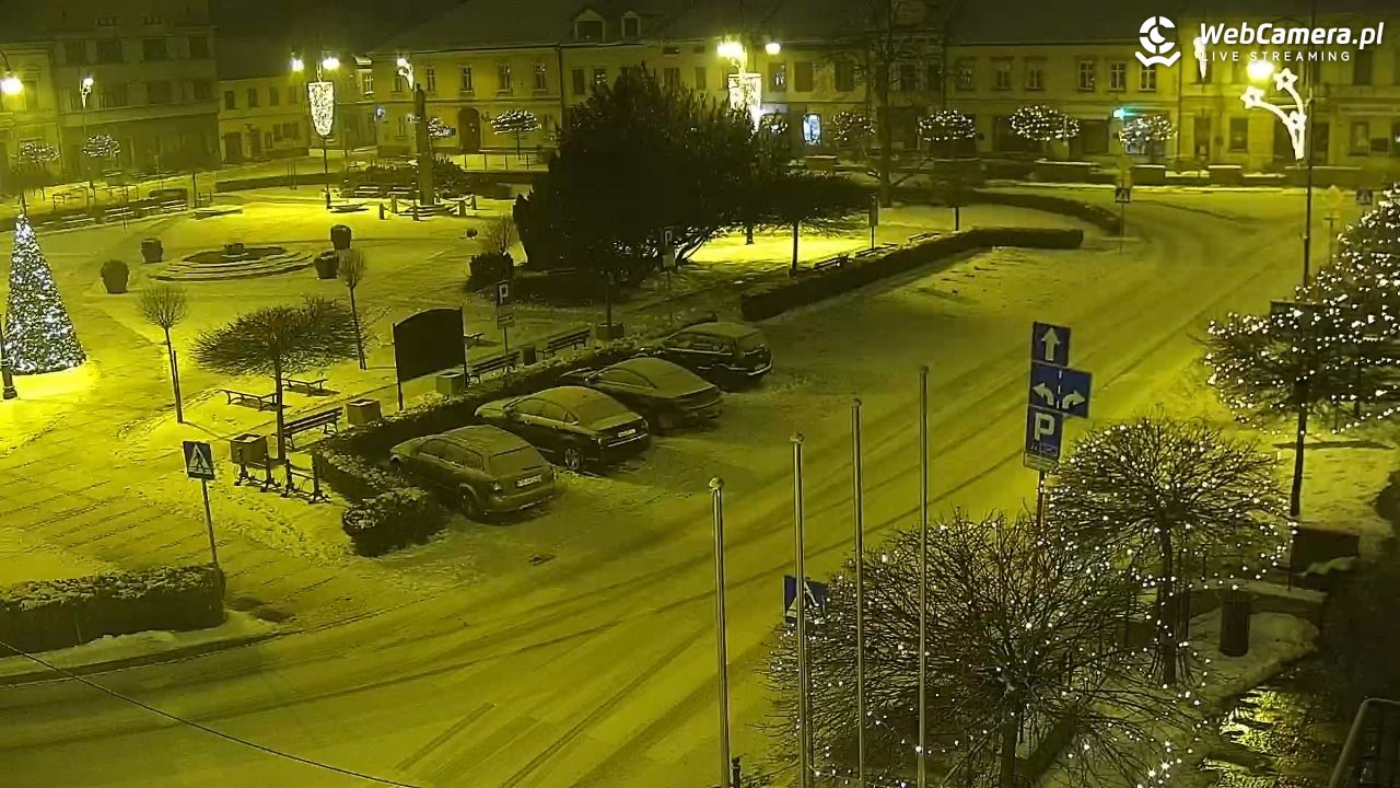 Kęty - widok na rynek - 13 styczeń 2026, 04:32