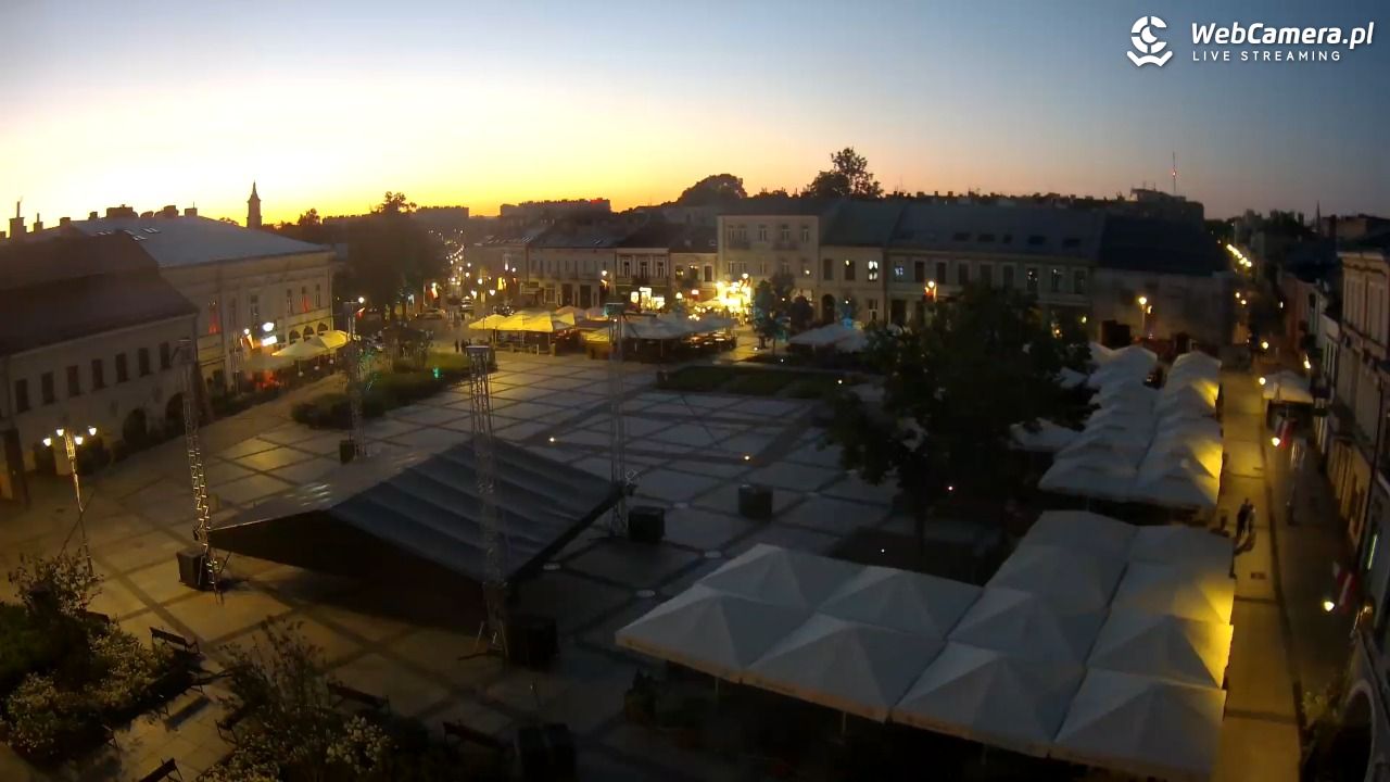 KIELCE - widok na rynek - 09 sierpień 2026, 04:43