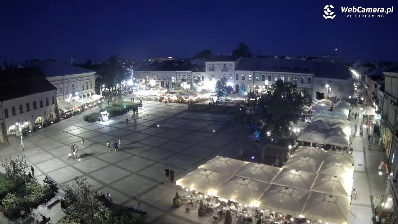 KIELCE - widok na rynek - 14 sierpień 2026, 20:47