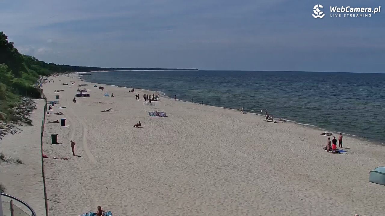 Kołobrzeg - widok na plażę zachodnią - 01 czerwiec 2026, 13:00