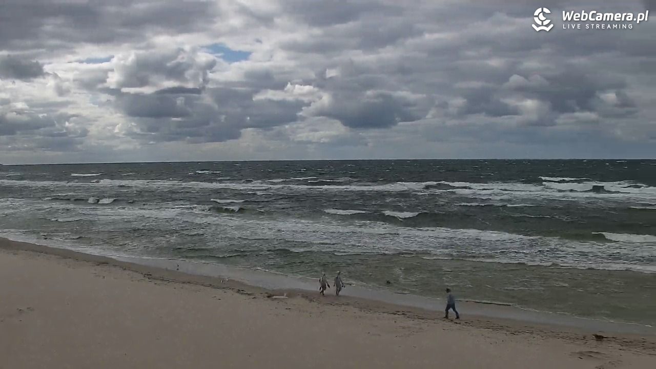 Kołobrzeg - widok na plażę zachodnią - 22 sierpień 2025, 15:33