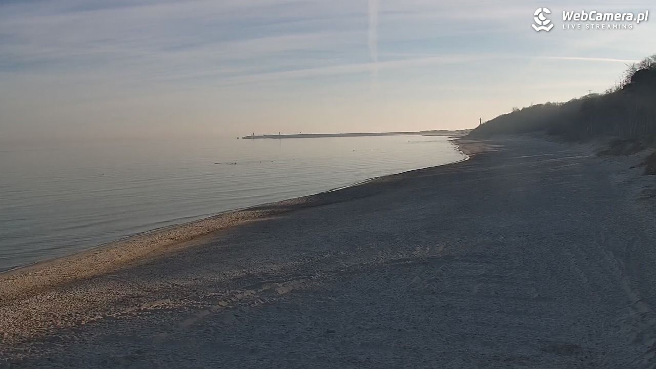 Kołobrzeg - widok na plażę zachodnią - 18 kwiecień 2026, 07:26