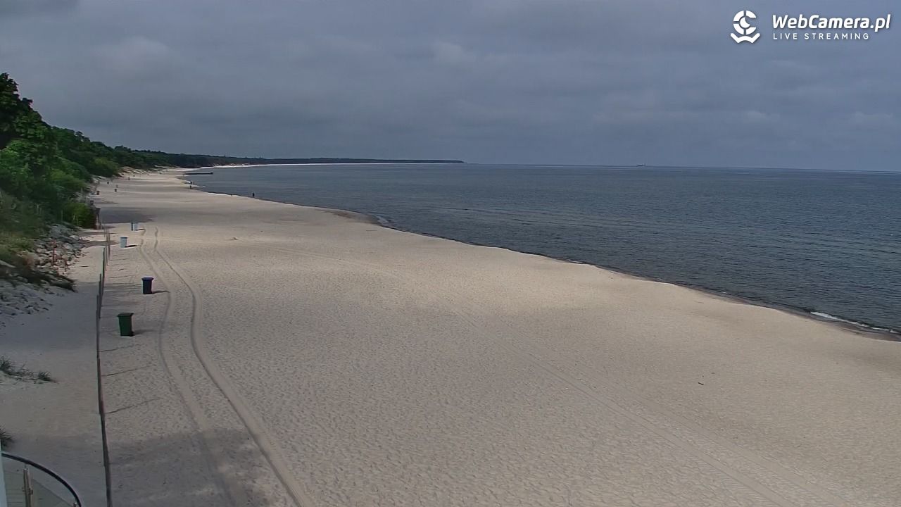 Kołobrzeg - widok na plażę zachodnią - 01 czerwiec 2026, 08:39
