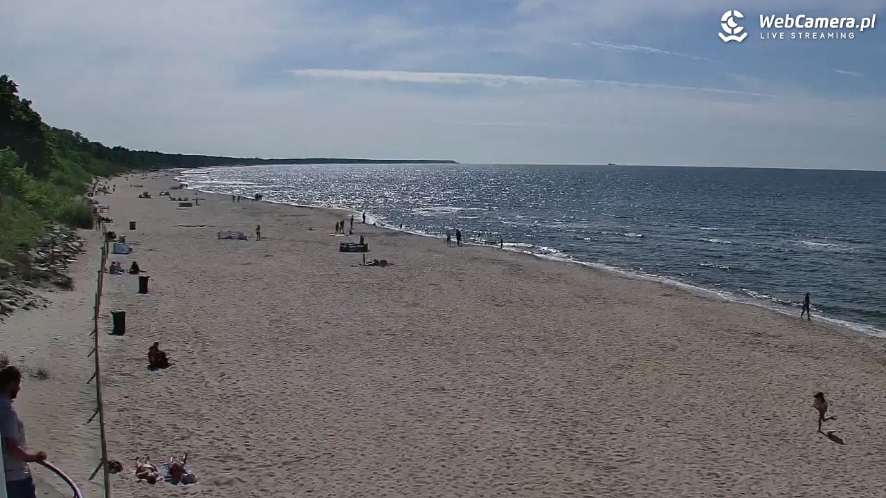 Kołobrzeg - widok na plażę zachodnią - 31 maj 2026, 16:08