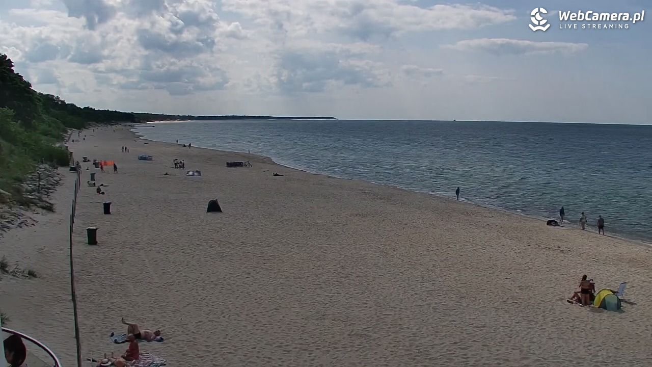 Kołobrzeg - widok na plażę zachodnią - 02 czerwiec 2026, 15:03