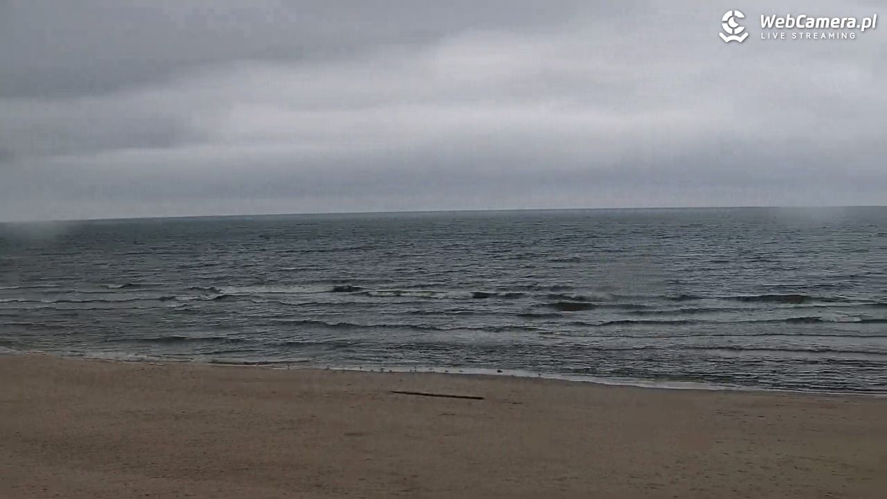 Kołobrzeg - widok na plażę zachodnią - 23 luty 2026, 11:06
