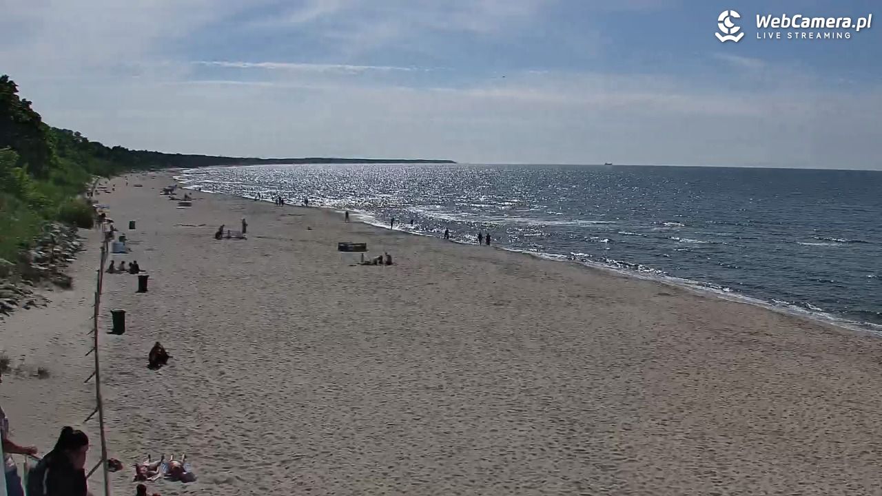 Kołobrzeg - widok na plażę zachodnią - 31 maj 2026, 16:17
