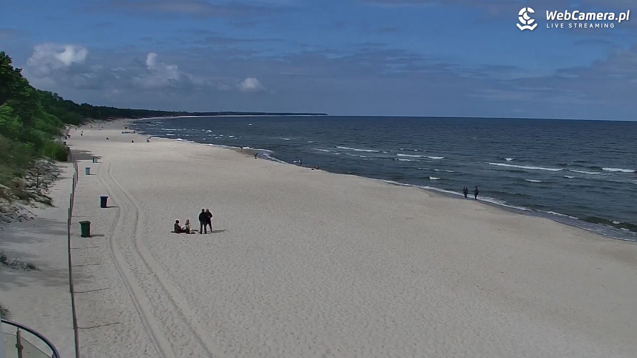 Kołobrzeg - widok na plażę zachodnią - 31 maj 2026, 10:08