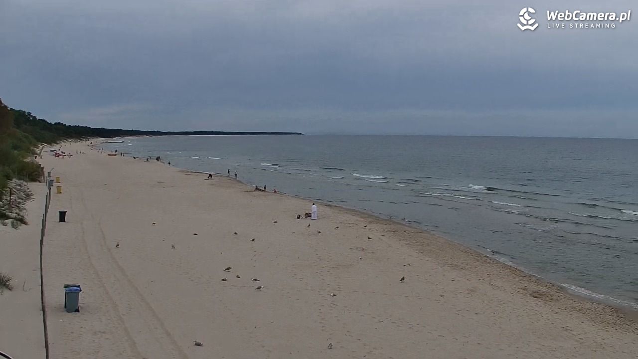 Kołobrzeg - widok na plażę zachodnią - 31 sierpień 2026, 10:18