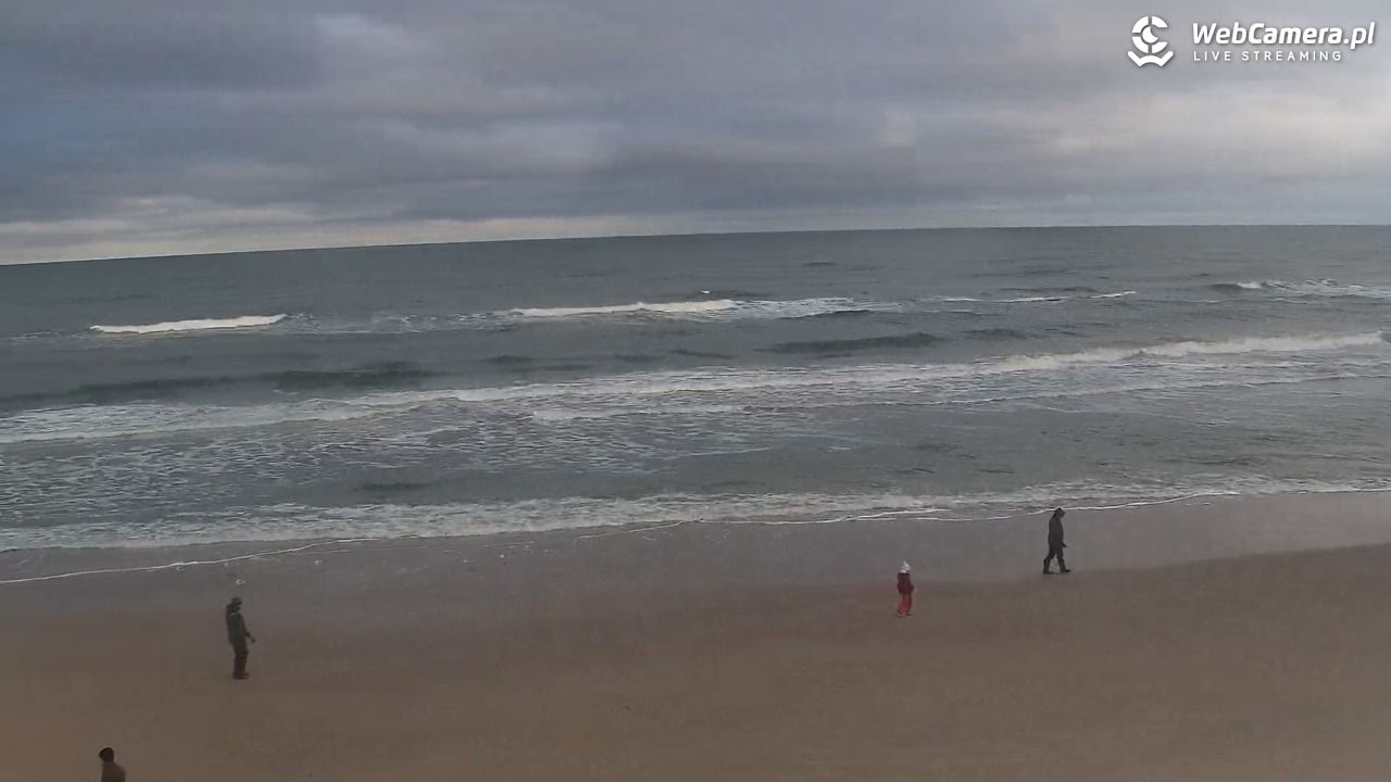 Kołobrzeg - widok na plażę zachodnią - 31 grudzień 2025, 10:23