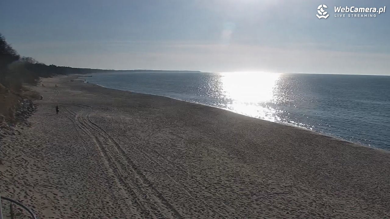 Kołobrzeg - widok na plażę zachodnią - 17 kwiecień 2026, 18:02