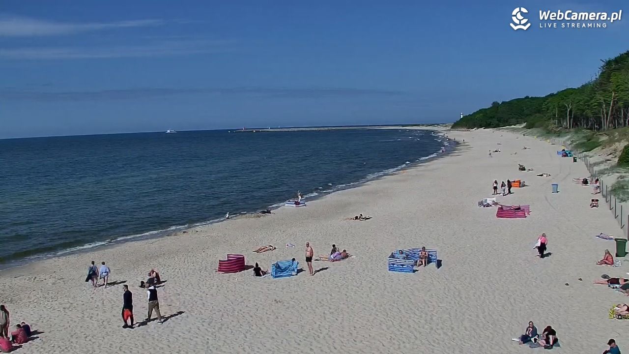Kołobrzeg - widok na plażę zachodnią - 31 maj 2026, 16:16