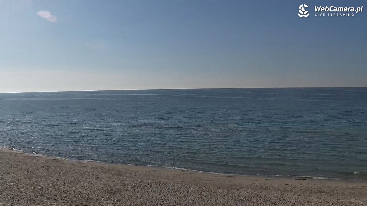 Kołobrzeg - widok na plażę zachodnią - 17 kwiecień 2026, 17:20