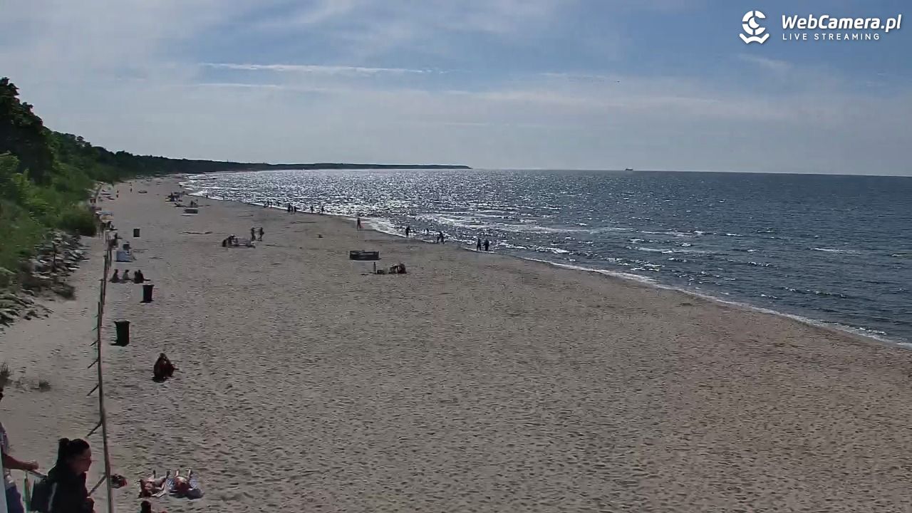 Kołobrzeg - widok na plażę zachodnią - 31 maj 2026, 16:17