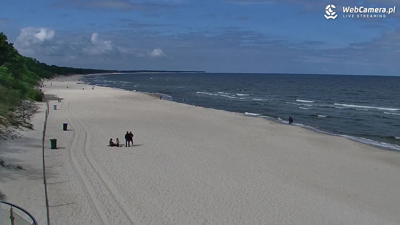Kołobrzeg - widok na plażę zachodnią - 31 maj 2026, 10:08