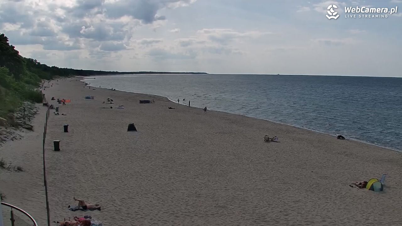 Kołobrzeg - widok na plażę zachodnią - 02 czerwiec 2026, 15:25