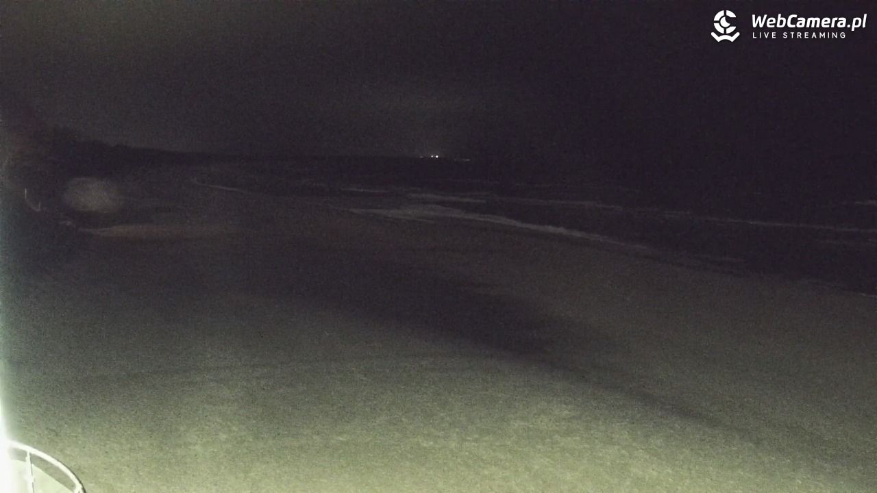 Kołobrzeg - widok na plażę zachodnią - 22 luty 2026, 10:14