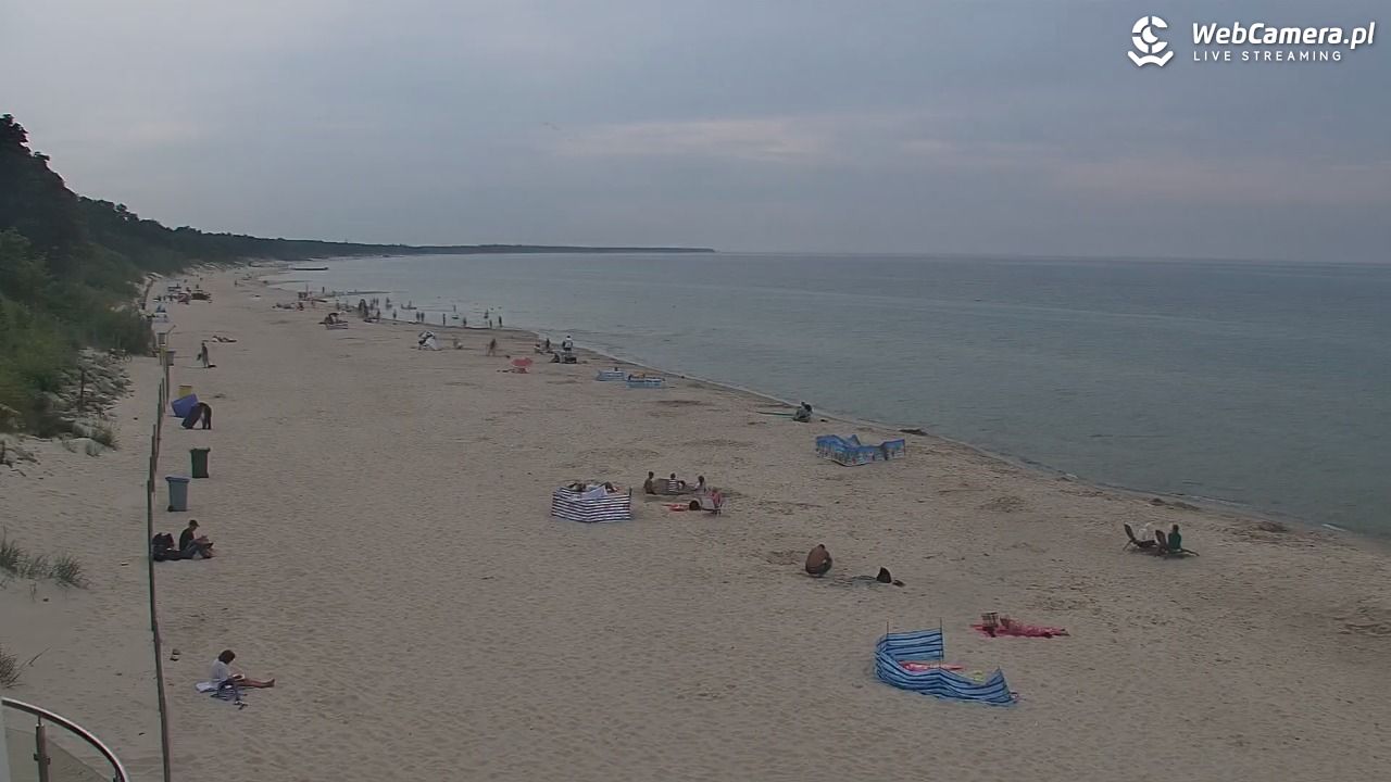 Kołobrzeg - widok na plażę zachodnią - 17 lipiec 2026, 15:47