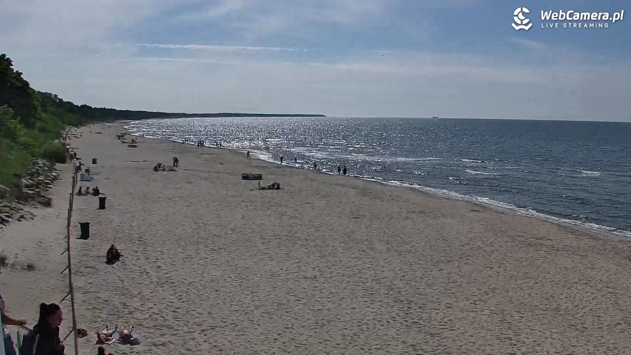 Kołobrzeg - widok na plażę zachodnią - 31 maj 2026, 16:17