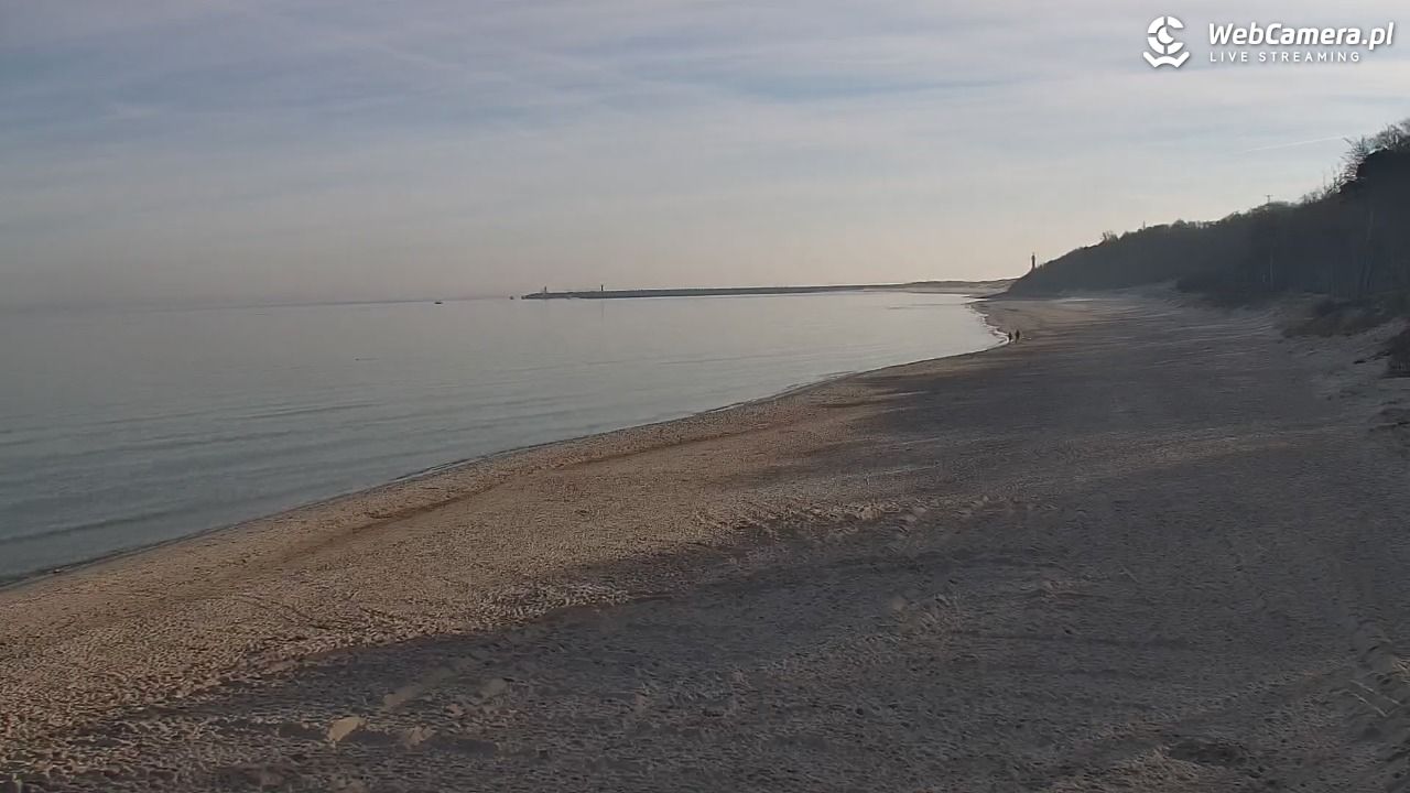 Kołobrzeg - widok na plażę zachodnią - 18 kwiecień 2026, 07:58