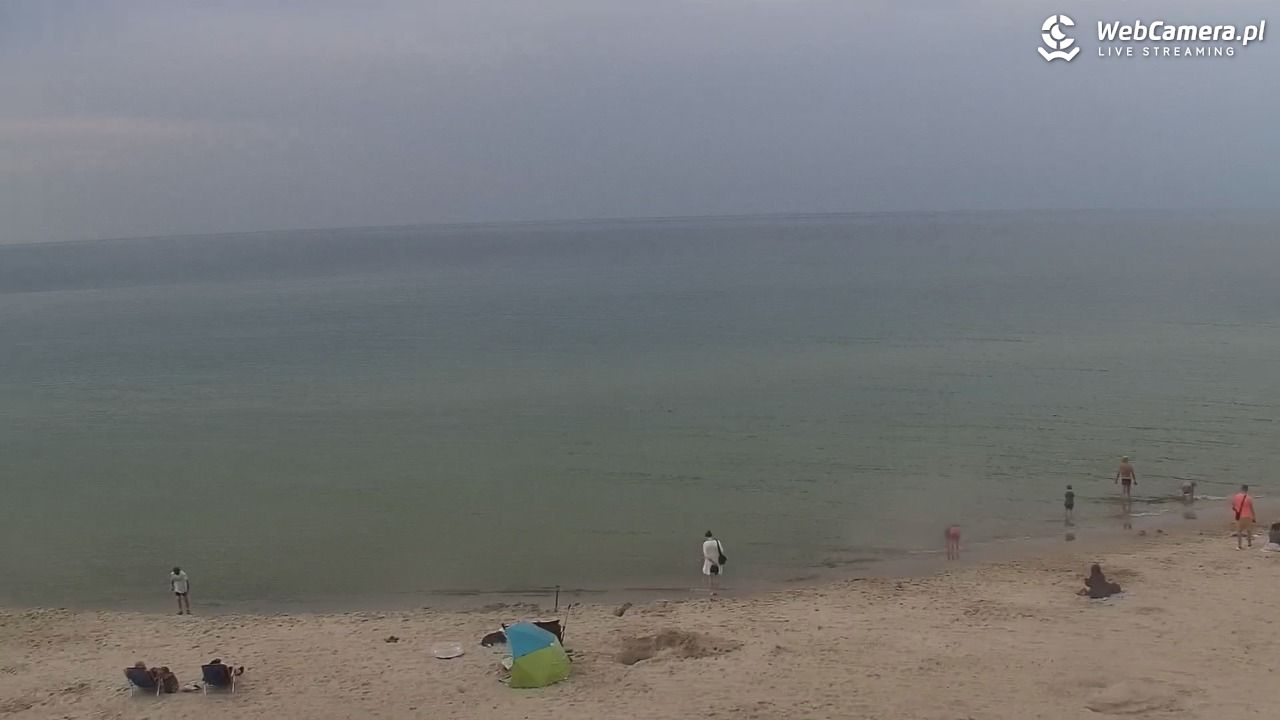 Kołobrzeg - widok na plażę zachodnią - 17 lipiec 2026, 16:09