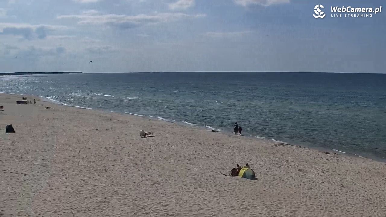 Kołobrzeg - widok na plażę zachodnią - 02 czerwiec 2026, 15:45