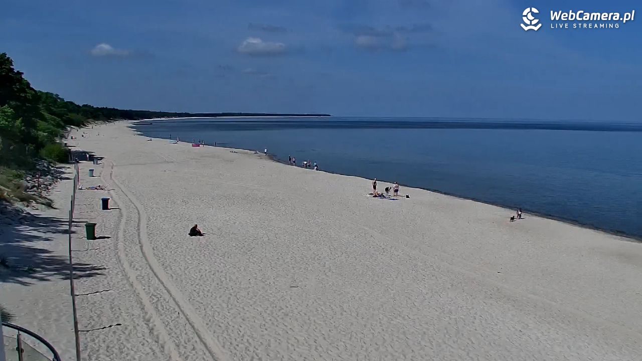 Kołobrzeg - widok na plażę zachodnią - 02 czerwiec 2026, 09:52