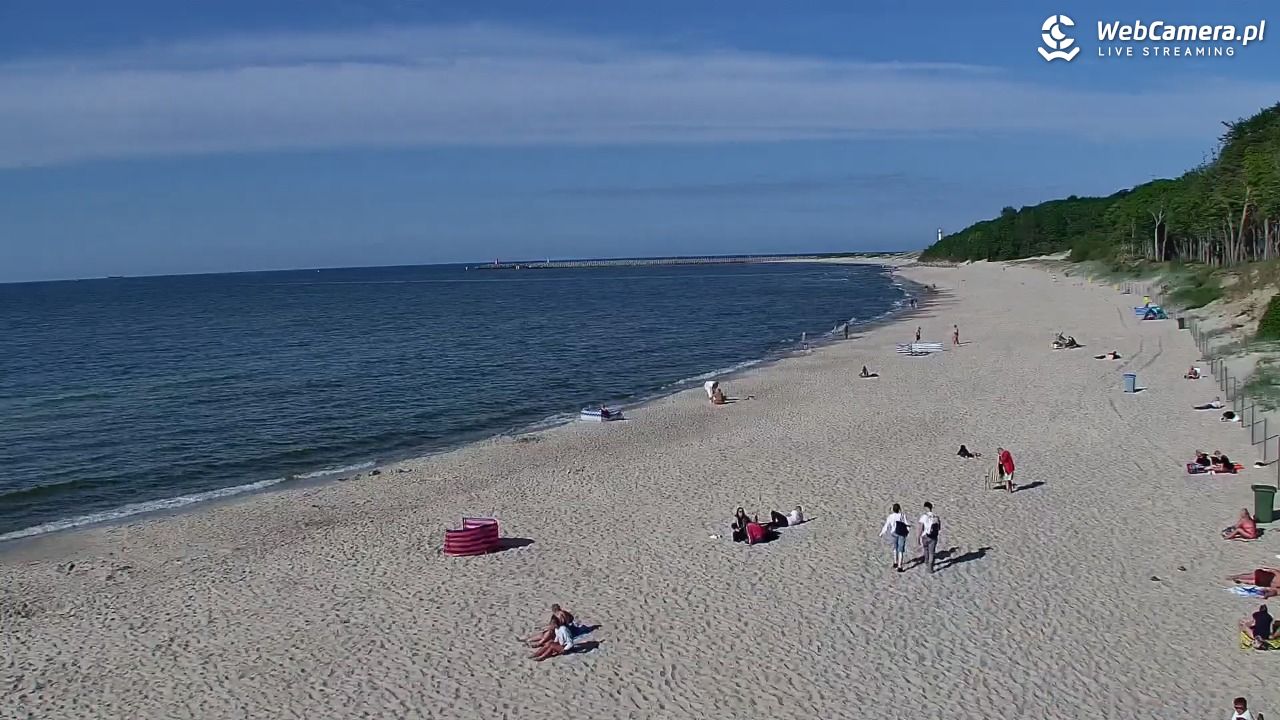 Kołobrzeg - widok na plażę zachodnią - 31 maj 2026, 17:24