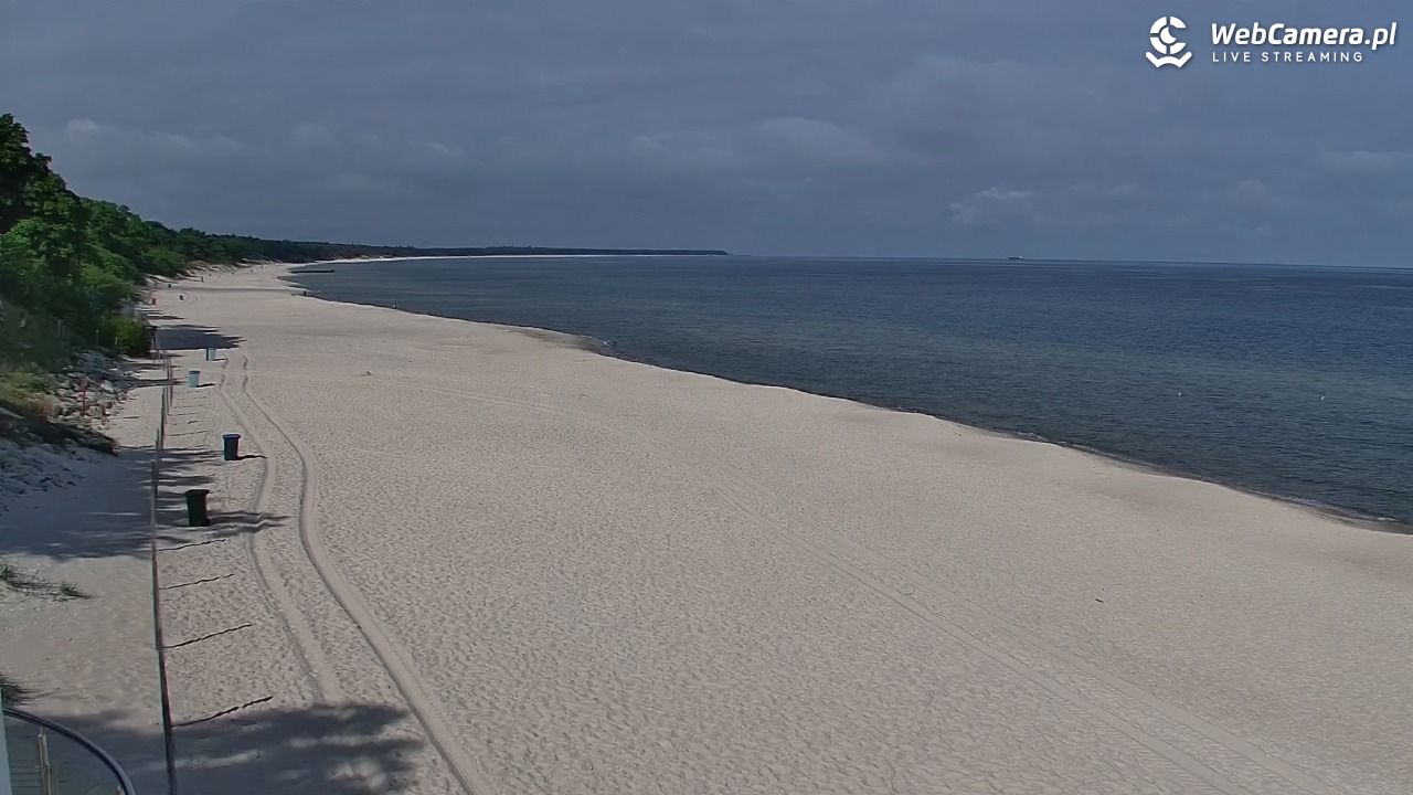 Kołobrzeg - widok na plażę zachodnią - 01 czerwiec 2026, 08:49