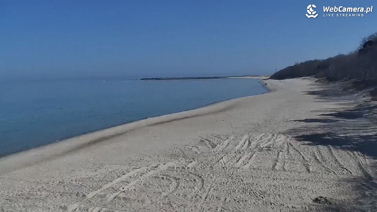 Kołobrzeg - widok na plażę zachodnią - 17 kwiecień 2026, 10:38