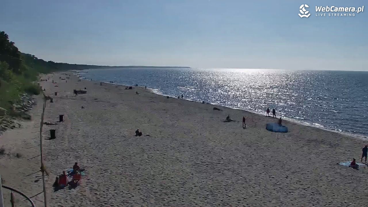 Kołobrzeg - widok na plażę zachodnią - 01 czerwiec 2026, 17:20