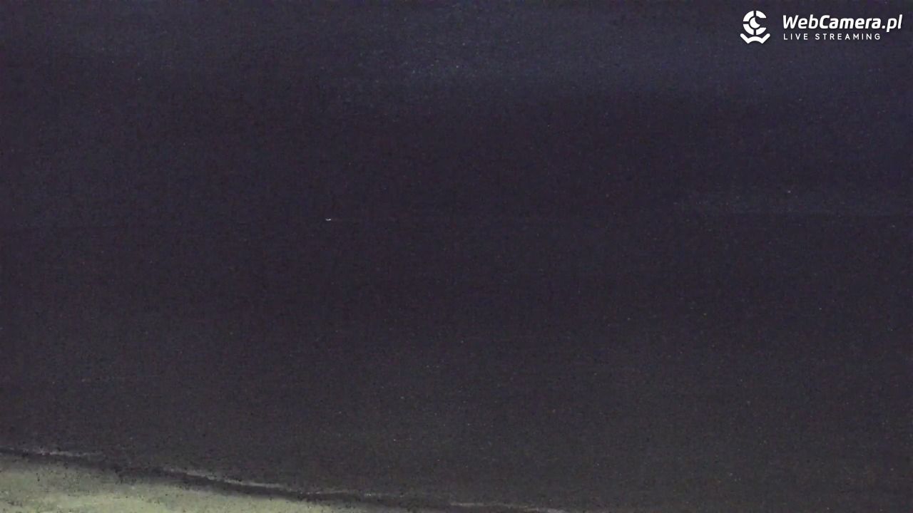 Kołobrzeg - widok na plażę zachodnią - 31 sierpień 2026, 20:48
