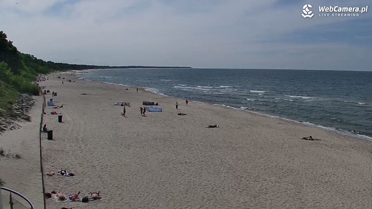 Kołobrzeg - widok na plażę zachodnią - 31 maj 2026, 14:55