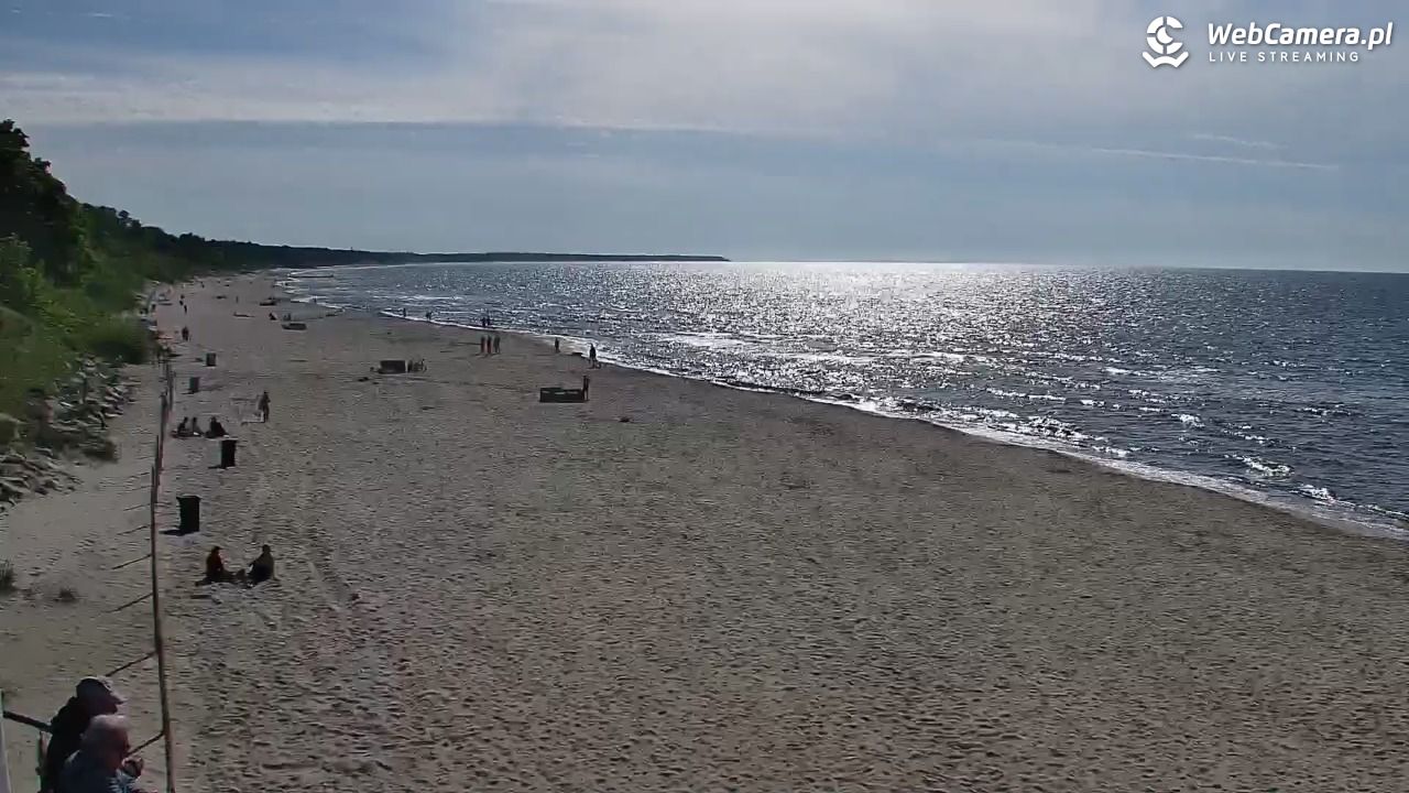 Kołobrzeg - widok na plażę zachodnią - 31 maj 2026, 17:07