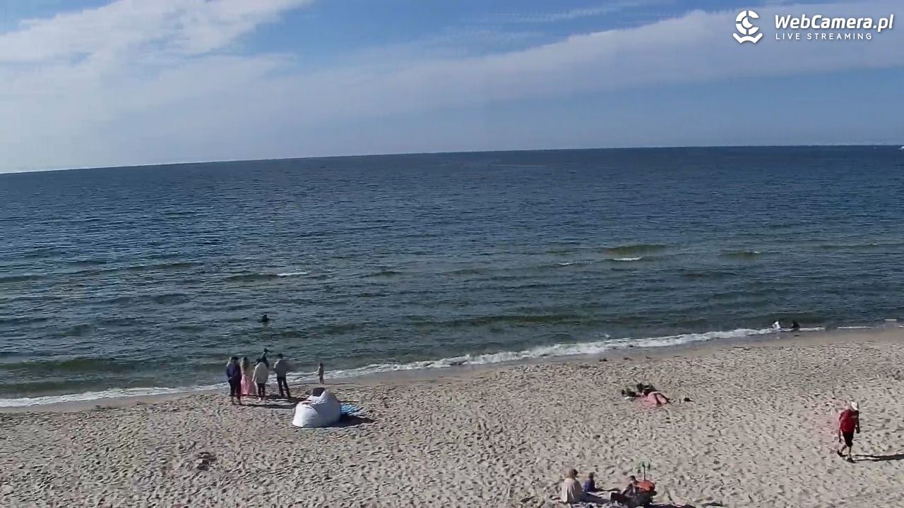 Kołobrzeg - widok na plażę zachodnią - 31 maj 2026, 17:26