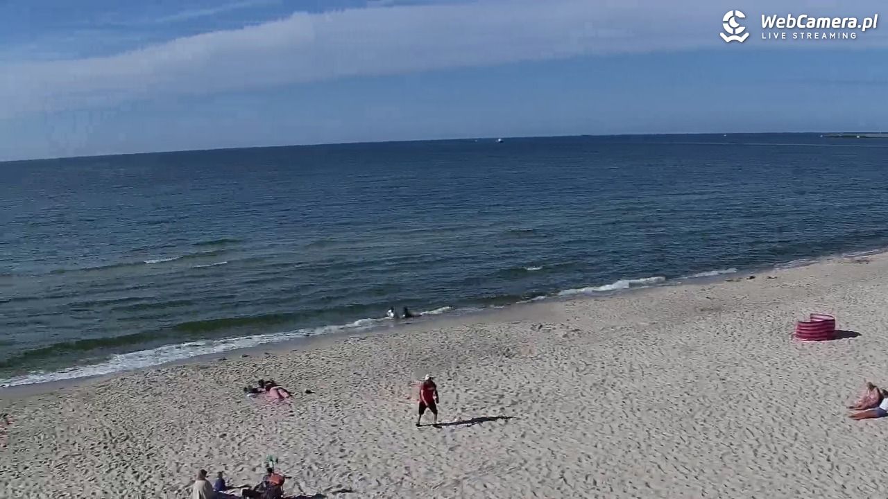 Kołobrzeg - widok na plażę zachodnią - 31 maj 2026, 17:26