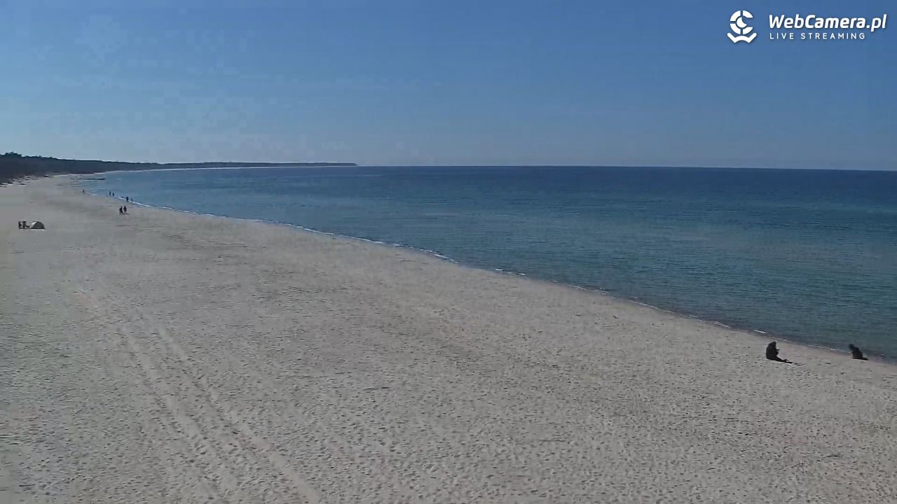 Kołobrzeg - widok na plażę zachodnią - 17 kwiecień 2026, 14:18