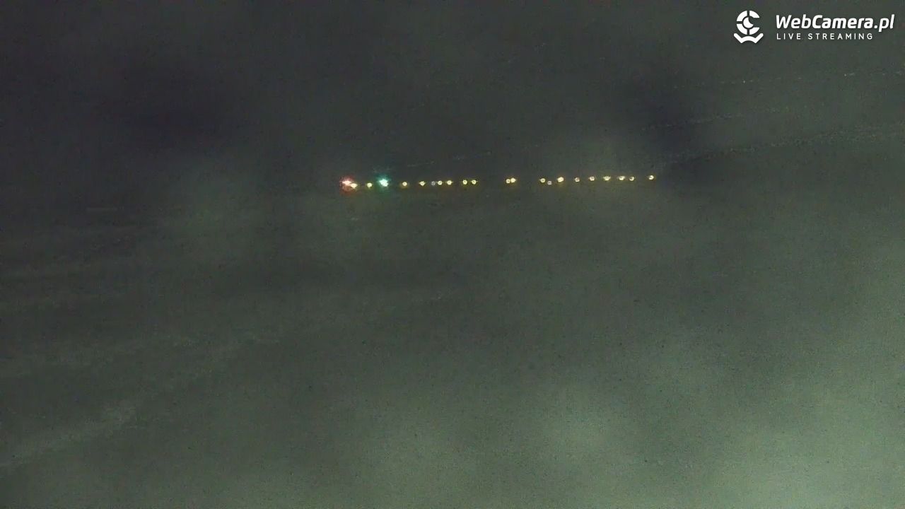 Kołobrzeg - widok na plażę zachodnią - 30 grudzień 2025, 19:37