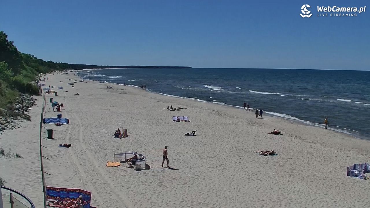 Kołobrzeg - widok na plażę zachodnią - 31 maj 2026, 11:40